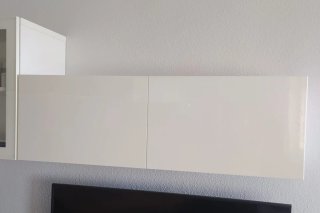 Mueble Salón Ikea Negro y Blanco
