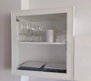 Mueble Salón Ikea Negro y Blanco