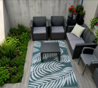 Alfombra Exterior 120x180 cm