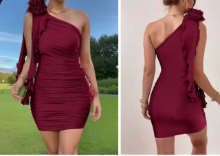 Vestido elegante rojo