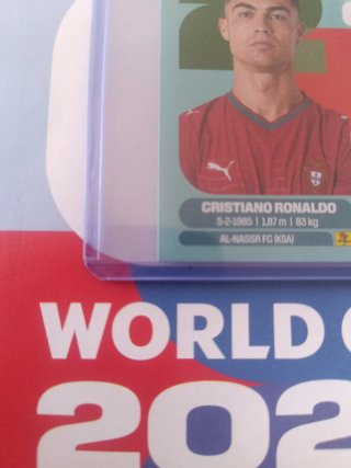 Cromo Cristiano Ronaldo Mundial 2026 Panini