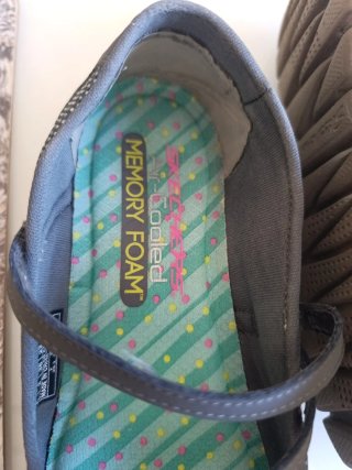 Skechers Mary Jane Gris Multicolor