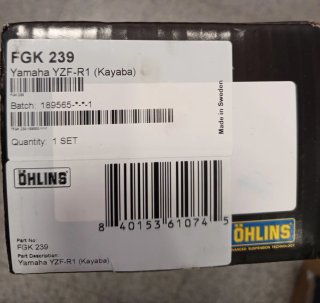Cartuchos Ohlins FGK239 Yamaha R1 20-23