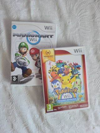 Mario Kart Wii y Pokémon Wii