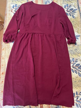 Vestito Shein Bordeaux Taglia XXL