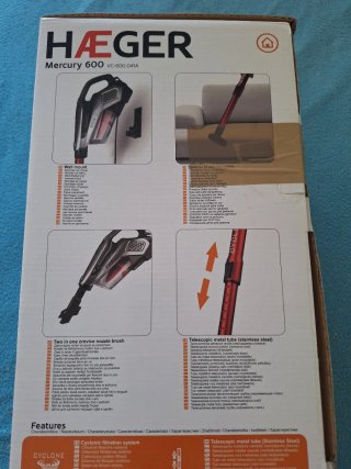 Aspiradora Vertical Haeger Mercury 600W