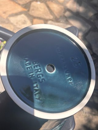 Maceta de arcilla italiana hecha a mano, 25 cm