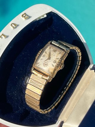 Bulova Tank Sea King Art Deco ’40s Box Original