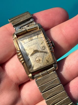 Bulova Tank Sea King Art Deco ’40s Box Original