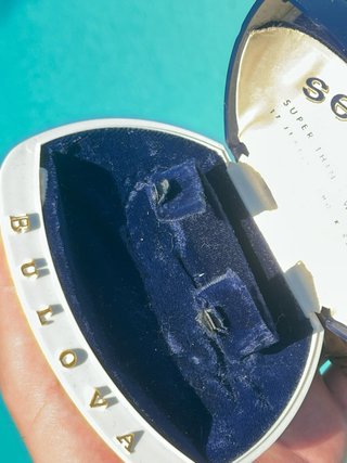 Bulova Tank Sea King Art Deco ’40s Box Original