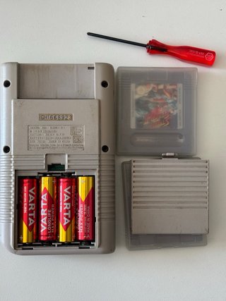Nintendo Game Boy gris + 6 Juegos + destornillador