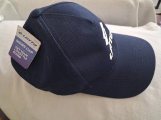 Gorra Lotto azul marino, ajustable, talla única