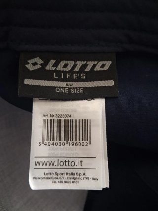 Gorra Lotto azul marino, ajustable, talla única