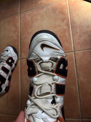 Zapatillas Nike Blancas y Naranja air