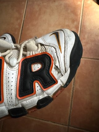 Zapatillas Nike Blancas y Naranja air
