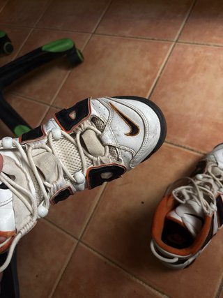 Zapatillas Nike Blancas y Naranja air
