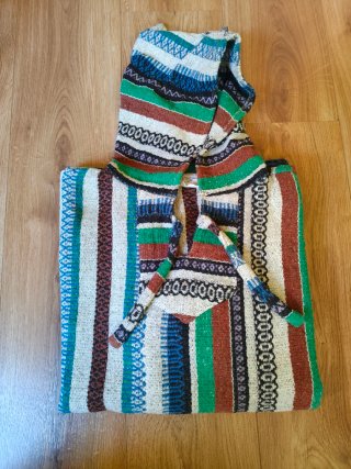Sudadera estilo étnico multicolor
