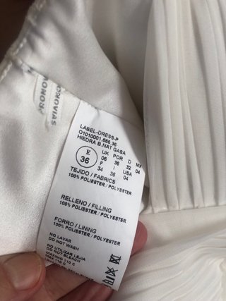 Vestido de Novia Blanco con Pedrería