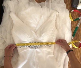 Vestido de Novia Blanco con Pedrería