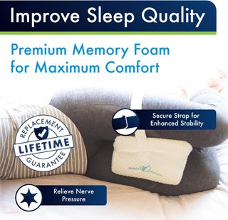 Almohada ortopédica viscoelástica para ciática