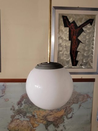 Lampada Sospensione anni'40 stile Art Decò