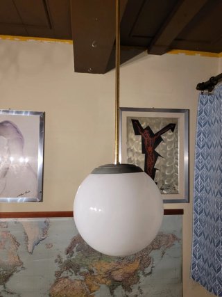Lampada Sospensione anni'40 stile Art Decò