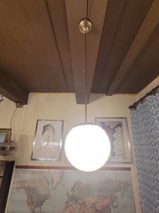 Lampada Sospensione anni'40 stile Art Decò