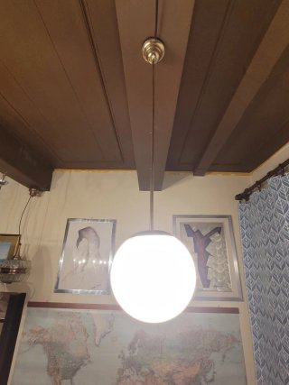 Lampada Sospensione anni'40 stile Art Decò