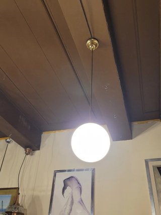 Lampada Sospensione anni'40 stile Art Decò