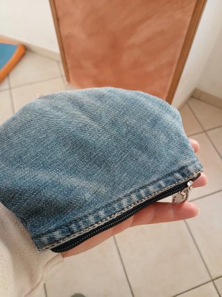 Portamonete in jeans