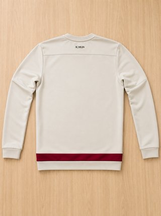 Sudadera AC Milan Adidas – Blanca y roja – Talla S