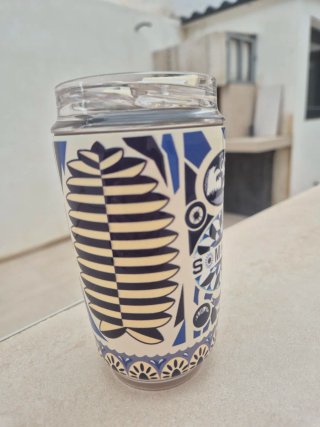 Vaso termo Smeg con relieve
