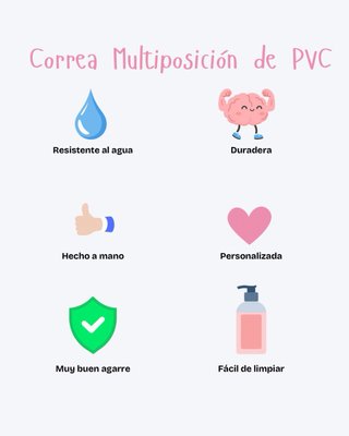 Correa Multiposición de PVC para perros