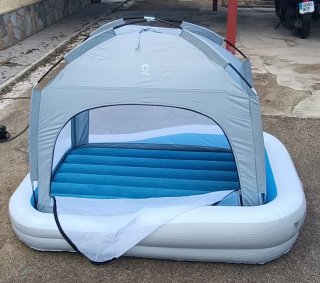 Letto gonfiabile QPAU per bambini