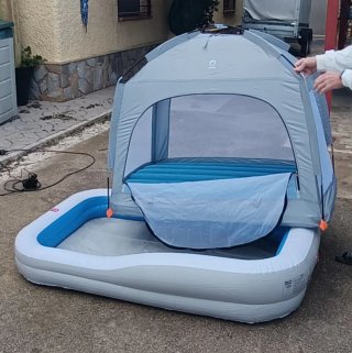 Letto gonfiabile QPAU per bambini