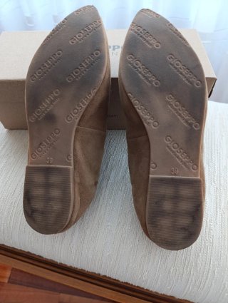 Zapatos planos Gioseppo ante beige