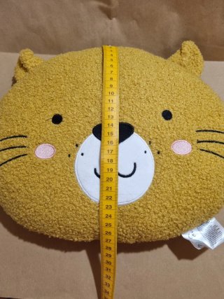 Cuscino Gatto Giallo Morbido
