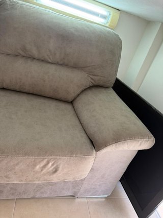 Sofá 2 plazas gris 180 cm
