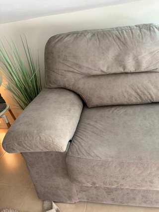 Sofá 2 plazas gris 180 cm