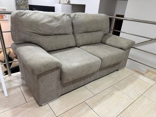 Sofá 2 plazas gris 180 cm