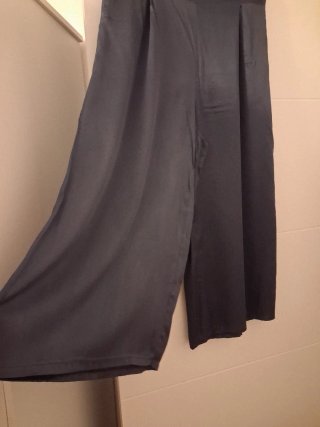 Pantalones anchos azul marino