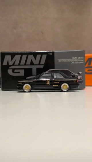 Mini GT BMW M3 #3 1987 black