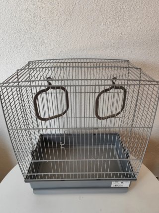 Gabbia per Uccelli Small Life Kiwoko Grigia + Dondoli
