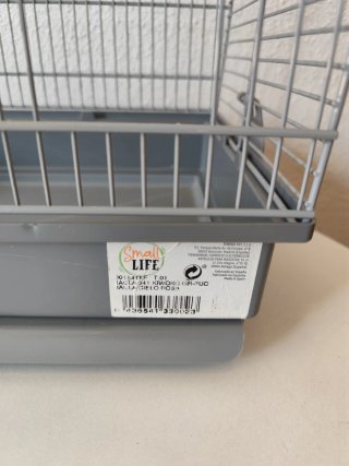 Gabbia per Uccelli Small Life Kiwoko Grigia + Dondoli