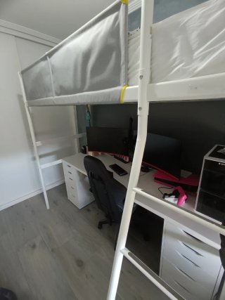 Cama alta Ikea (2 unidades)