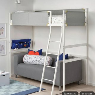Cama alta Ikea (2 unidades)