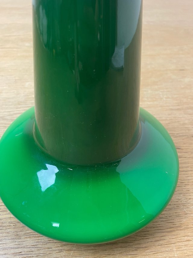Lámparas Cristal Opalina Verde