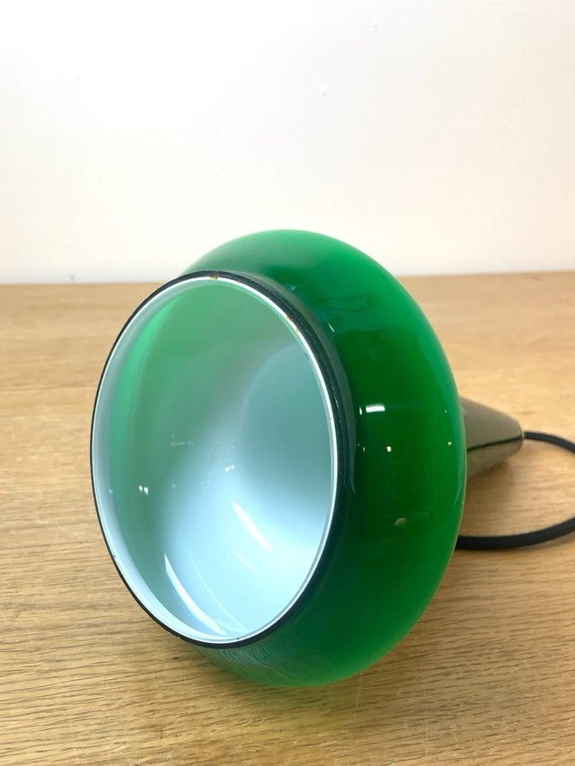 Lámparas Cristal Opalina Verde