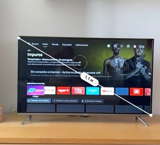 Televisor Smart TV TCL Negro/Plata