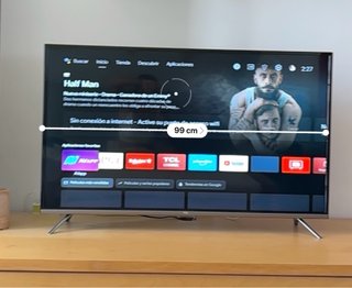 Televisor Smart TV TCL Negro/Plata